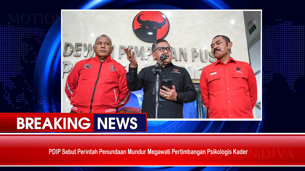 PDIP Sebut Perintah Penundaan Mundur Megawati Pertimbangan Psikologis Kader