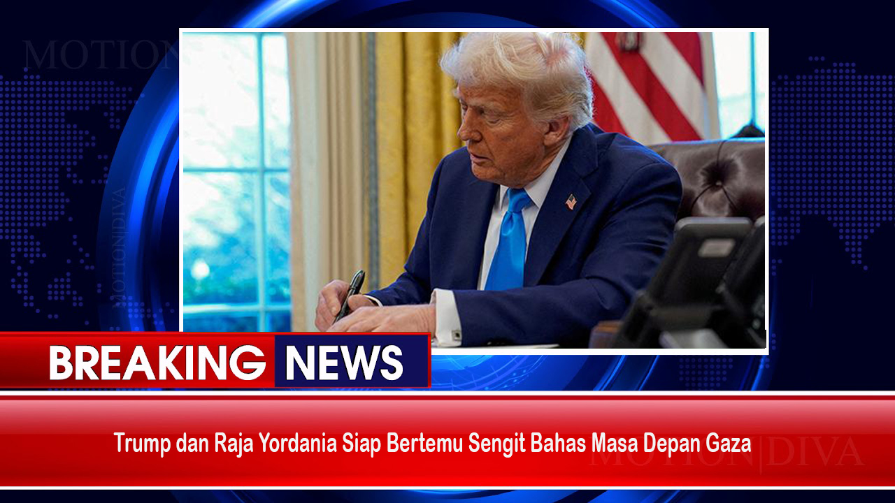 Trump dan Raja Yordania Siap Bertemu Sengit Bahas Masa Depan Gaza