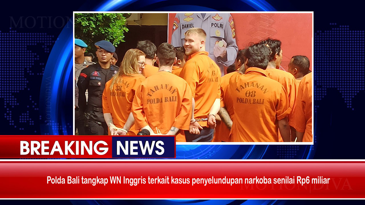 Polda Bali Tangkap WN Inggris Terkait Kasus Penyelundupan Narkoba Senilai Rp6 Miliar